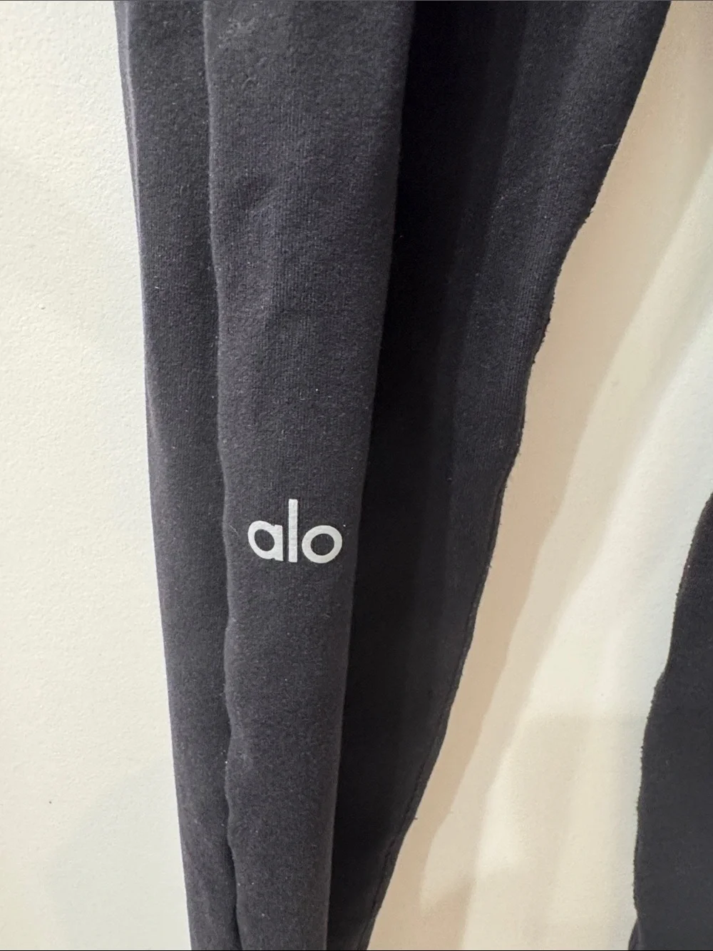ALO Yoga Airbrush One and Done Onesie Black Slim Scoop-Neck Jumpsuit